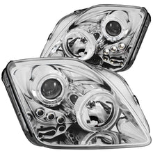 Load image into Gallery viewer, ANZO 1997-2001 Honda Prelude Projector Headlights with Halo and LED - Chrome Housing, Clear Lens Pair