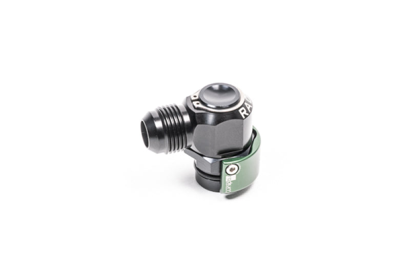 Radium Engineering V2 Quick Connect 19mm Male to 10AN Male 90 Degree Swivel Fitting for BMW B58 Valve Cover