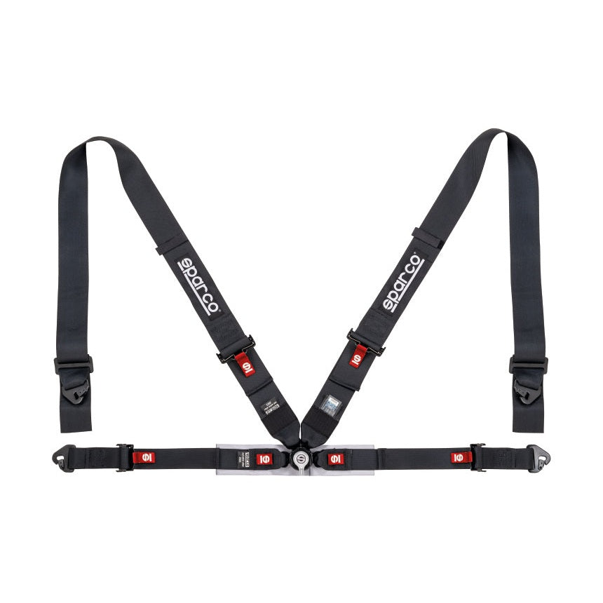 Sparco Belt 4Pt 3-inch/2-inch Competition Harness - Black, Part Number SPA04716M1NR