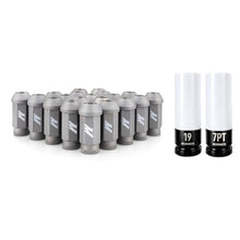 Load image into Gallery viewer, Mishimoto Steel Locking Lug Nuts M14x1.5 20-Piece Set, Silver – MMLG-M14-20LSL
