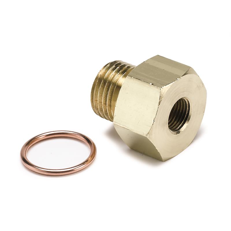 AutoMeter Metric Oil Pressure Adapter - 1/8 inch NPT Female to M16x1.5 Male for GM LS Engines