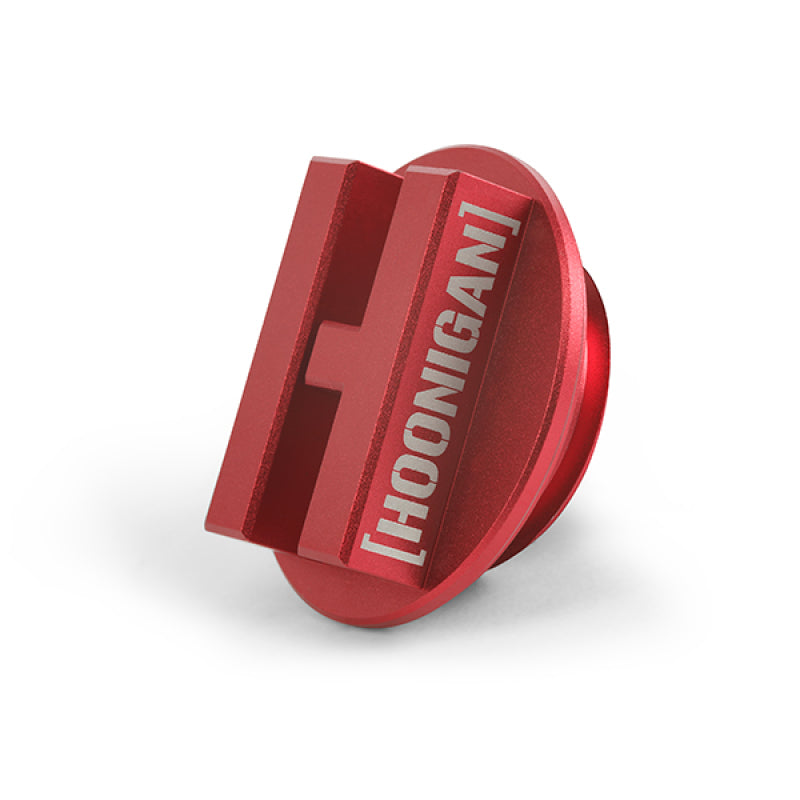 Mishimoto Subaru Hoonigan Oil Filler Cap - Red with Matching Bottle Opener and Multi-Tool Keychain