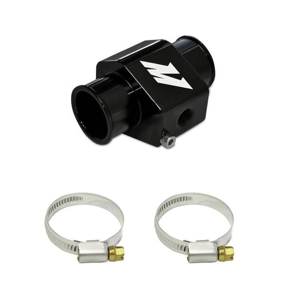 Mishimoto Water Temperature Sensor Adapter 28mm Black for Radiator Hose