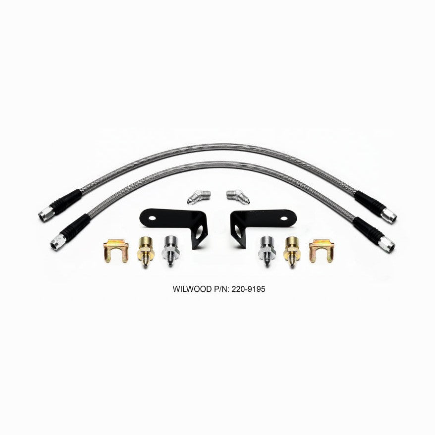 Wilwood Flexline Kit Front for 1970-1973 Ford Mustang with FSL4 Calipers