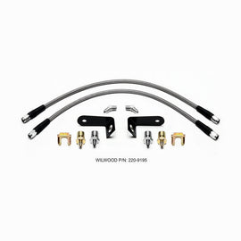 Wilwood Flexline Kit Front for 1970-1973 Ford Mustang with FSL4 Calipers