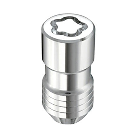 McGard Chrome Cone Seat Wheel Lock Nut Set – M14 x 1.5 Thread, 5 Pieces with Matching Key