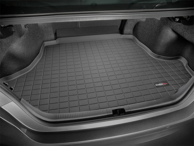 WeatherTech 2018+ Toyota Camry Cargo Liner - Black, Custom Fit with Raised Lip