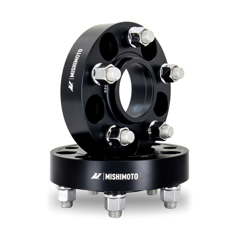 Mishimoto 5x114.3 Wheel Spacers for Ford Mustang 2015+ – Precision Forged Aluminum, Black Anodized