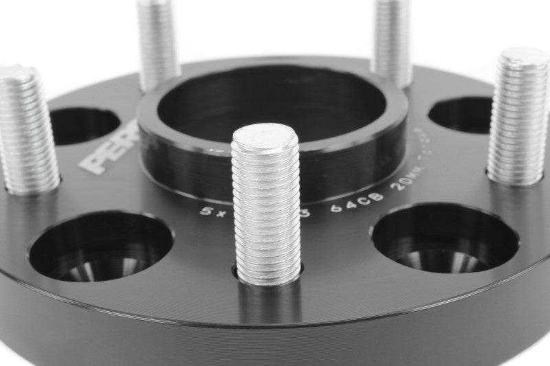 Perrin Performance 64.1mm 5x114.3 Wheel Spacers for Honda Civic Si and Acura Integra, 20mm Thickness - Pair