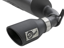 Load image into Gallery viewer, aFe Rebel Series 2.5-inch Dual Black Tip Cat-Back Exhaust System for Jeep Wrangler (2007-2018) with V6-3.6L/3.8L Engines