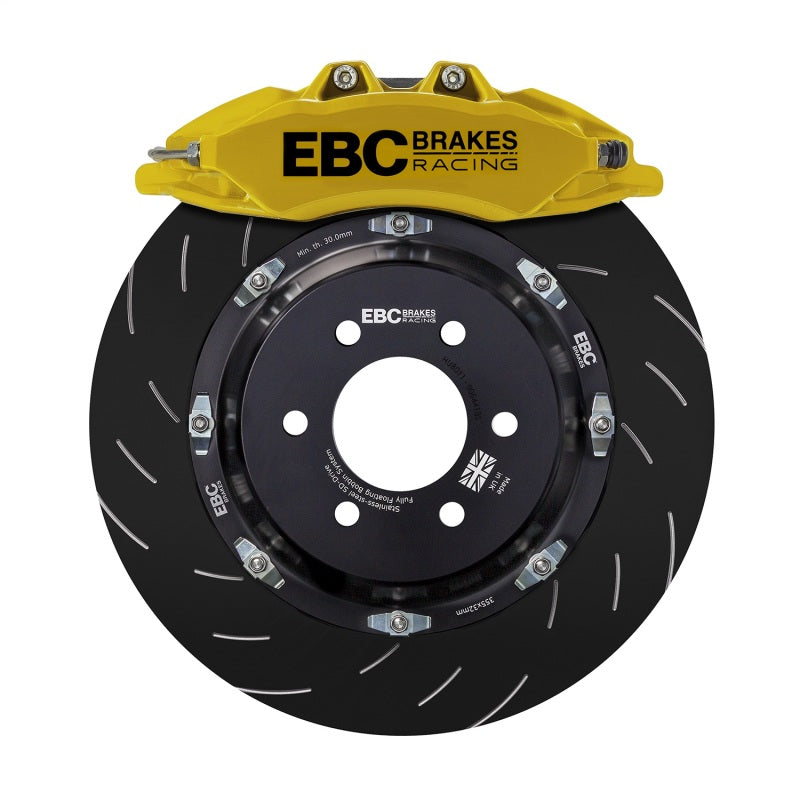 EBC Racing Apollo-6 Yellow Front Right Brake Caliper for 2017-2022 Honda Civic Type R (FK8), BC6103YEL-R