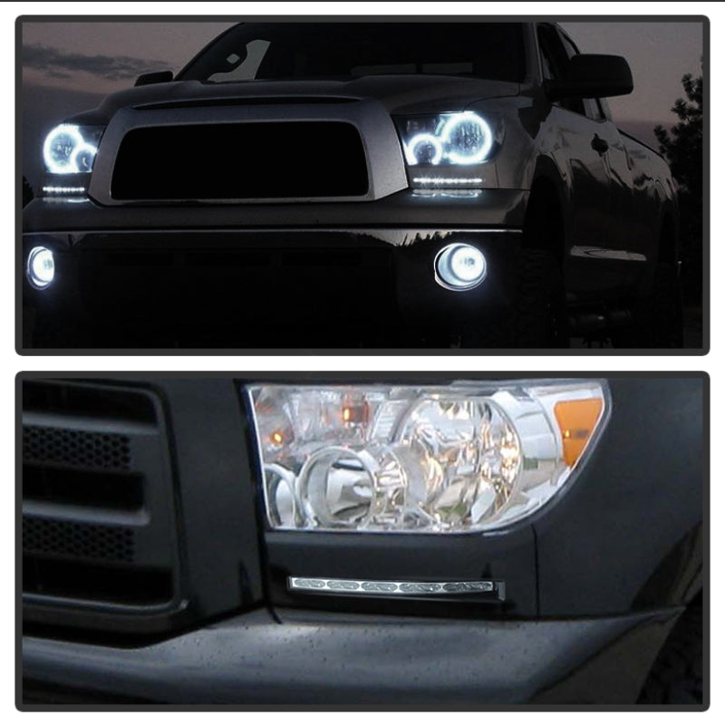 Spyder Toyota Tundra 2010-2013 Daytime LED Running Lights without Switch - Silver