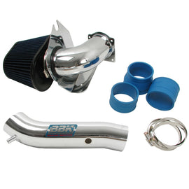 BBK 99-04 Mustang V6 Cold Air Intake Kit with Chrome Finish - Improved Performance and Cooler Air Intake