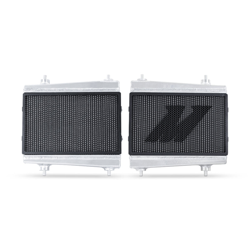 Mishimoto 2021+ BMW G8X M3/M4 Performance Auxiliary Radiators - Full Aluminum Dual Radiator Set for Optimal Cooling