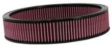 Load image into Gallery viewer, K&amp;N Engineering Part E-1650 High-Flow Reusable Air Filter for GM V8 Engines and Classic Pontiac Firebird