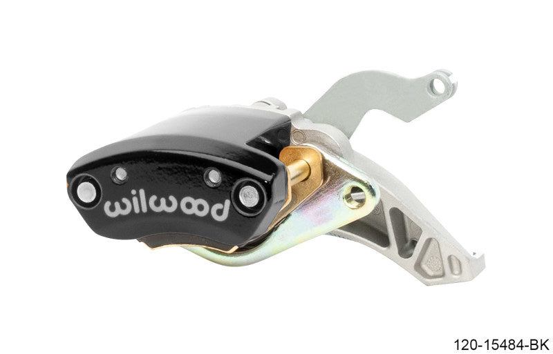 Wilwood MC4 Mechanical Right Hand Brake Caliper - Black with 1.19in Piston for 1.10in Rotor
