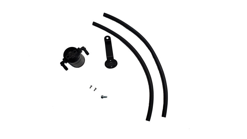 J&L Oil Separator 3.0 Driver Side JLT3044D-B for 2019-2024 Ford and Lincoln 2.0L EcoBoost, Black Anodized