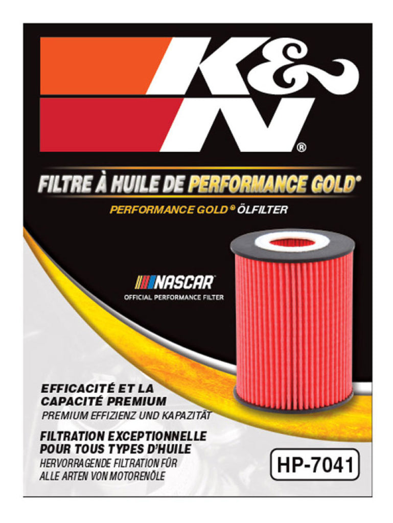 K&N Engineering KNNHP-7041 Performance Oil Filter for Fiat 500 and Jeep Renegade