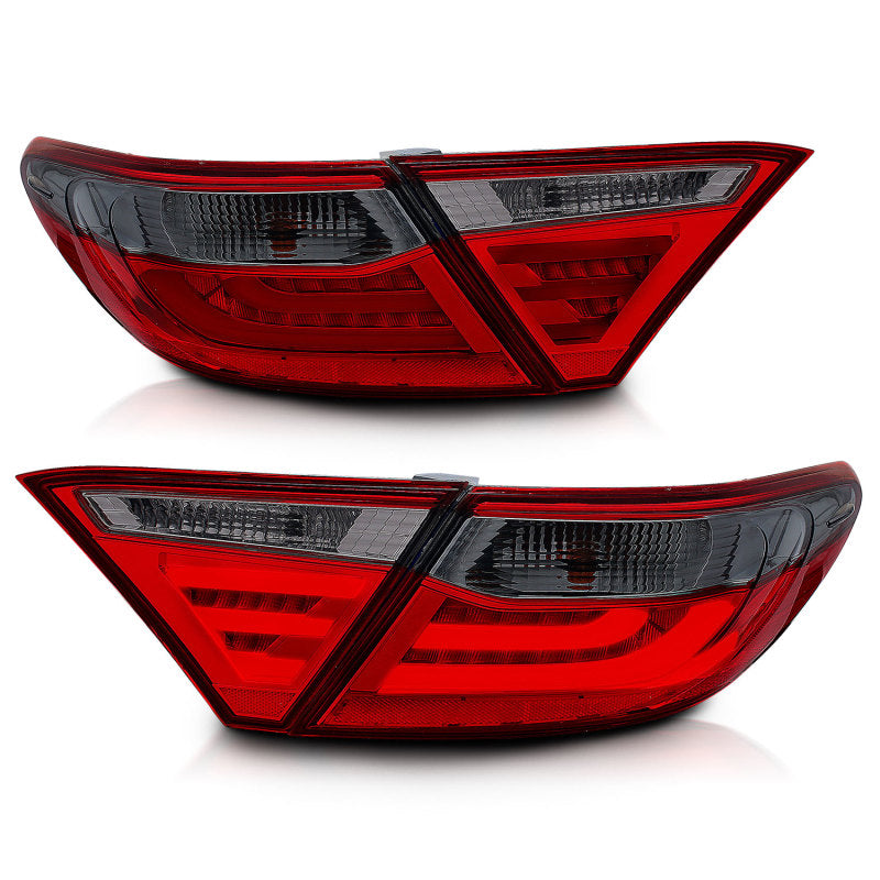 ANZO 2015-2016 Toyota Camry LED Tail Lights with Smoke Lens - Stylish and Fully Street Legal