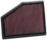 K&N Engineering 33-3079 High-Flow Drop-In Air Filter for BMW 740i and 540i (2015-2018)