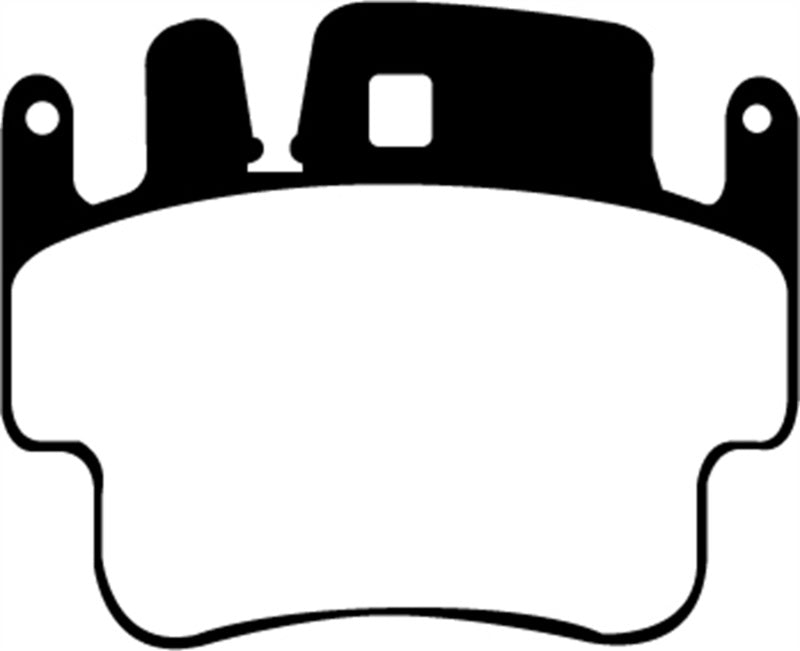 EBC Redstuff Ceramic Low Dust Brake Pads for Porsche 911 and Boxster (Part Number: ebcDP31514C)