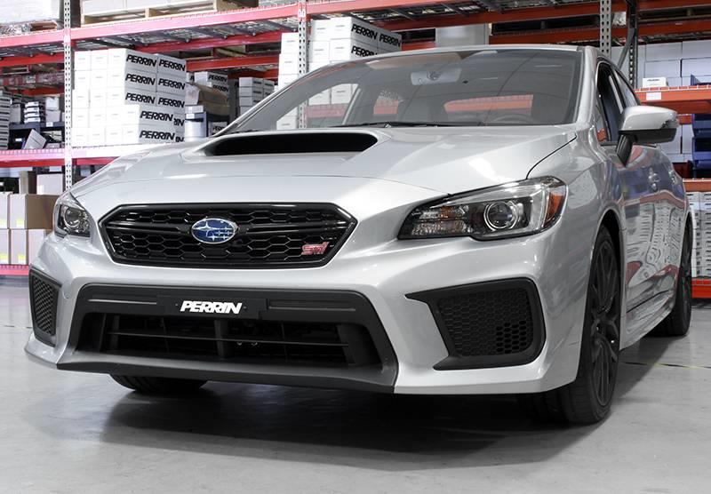 Perrin Performance Black License Plate Delete for 2018-2021 Subaru WRX/STI