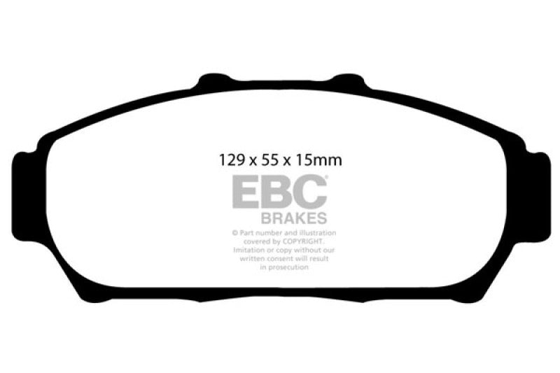 EBC Yellowstuff Front Brake Pads for Acura Integra 1998-2001 * High-Performance Street and Track Use