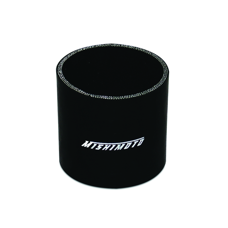 Mishimoto 2.75-Inch Black Silicone Straight Coupler for Automotive Performance