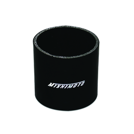 Mishimoto 2.75-Inch Black Silicone Straight Coupler for Automotive Performance