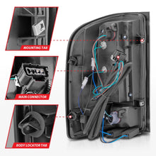 Load image into Gallery viewer, ANZO LED Tail Light Assembly for Chevrolet Silverado 2007-2013 – Black Housing with Smoke Lens, Pair