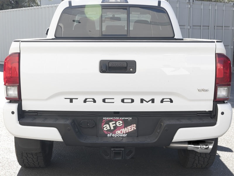 aFe MACH Force-Xp 2-1/2 inch Stainless Steel Cat-Back Exhaust System for Toyota Tacoma 2016-2023 with Polished Tips