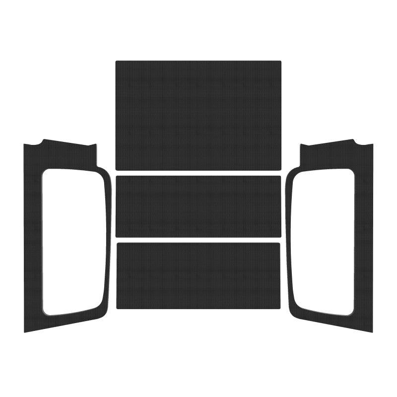 DEI 04-06 Jeep Wrangler LJ Unlimited Sound Deadening Headliner Kit - Black