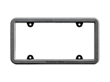 Load image into Gallery viewer, WeatherTech BumpFrame License Plate Frame, Black Satin Textured Finish, Part wet8ALPBF1