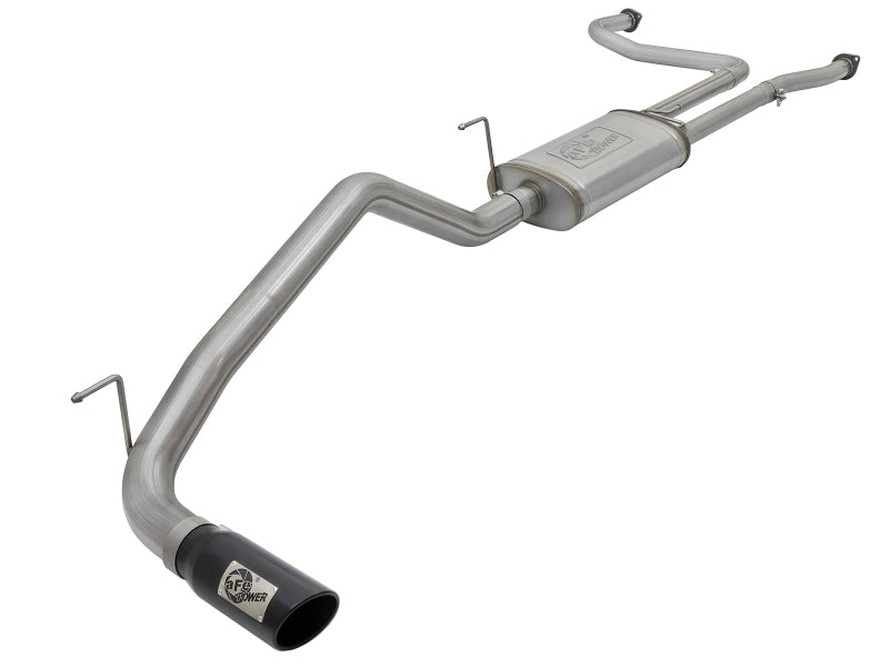 aFe MACH Force-Xp 2.5-inch Cat-Back Exhaust System with Black Tip for Nissan Titan 2016-2024