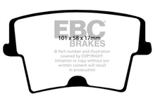 Load image into Gallery viewer, EBC DP41722R Yellowstuff Rear Brake Pads for Chrysler 300 and Dodge Magnum