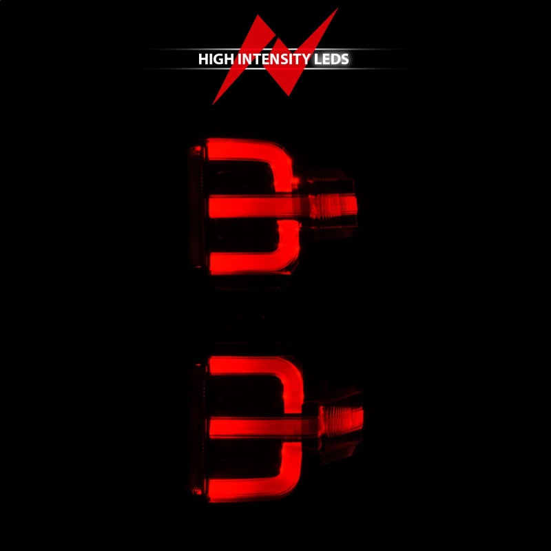 ANZO 15-19 Chevy Silverado 2500HD/3500HD LED Tail Lights with Black Light Bar & Clear Lens – Part Number ANZ311425