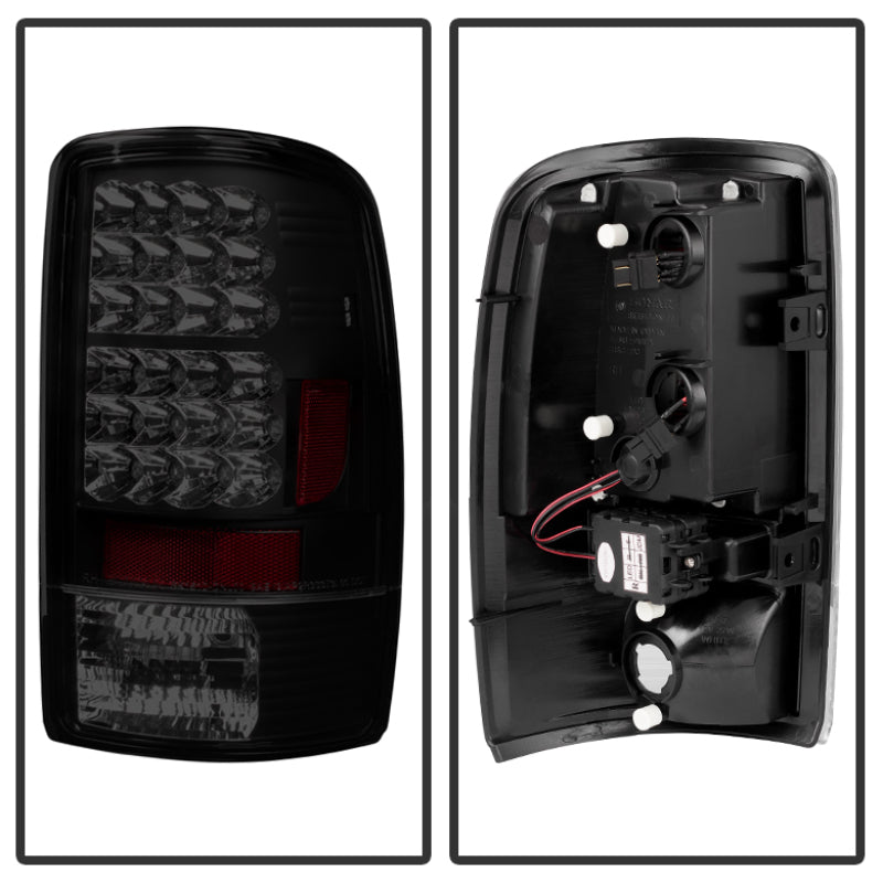 Spyder Black Smoke LED Tail Lights for Chevy Suburban and Tahoe 2005-2006 - Elevate Your Vehicle*s Look