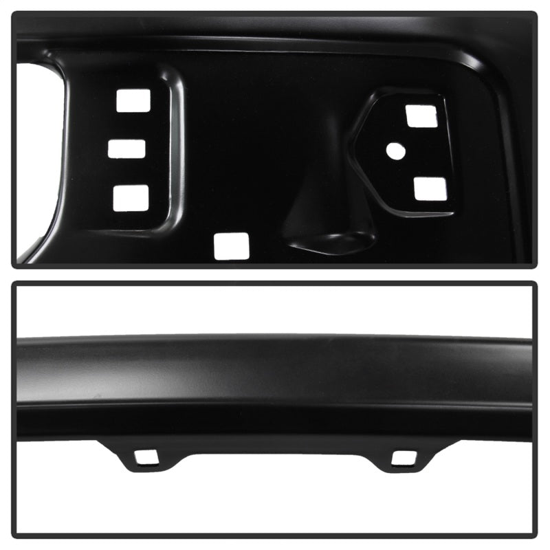 Spyder Ford F-150 2009-2014 Front Bumper with Fog Light Hole - Black | OEM # 9L3Z17757DPTM