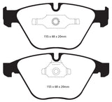 EBC Yellowstuff Front Brake Pads for BMW 3 Series and Z4 * High-Performance Street and Track Use