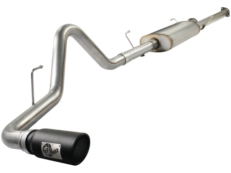 aFe MACH Force XP 3-Inch Stainless Steel Cat-Back Exhaust System with Black Tip for Toyota Tundra 2010-2014