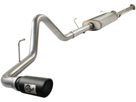 aFe MACH Force XP 3-Inch Stainless Steel Cat-Back Exhaust System with Black Tip for Toyota Tundra 2010-2014