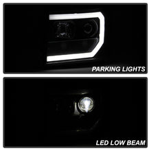 Load image into Gallery viewer, Spyder GMC Sierra 1500/2500/3500 2007-2013 Denali Black LED Projector Headlights (Part No. PRO-YD-GS07V2PL-BK)