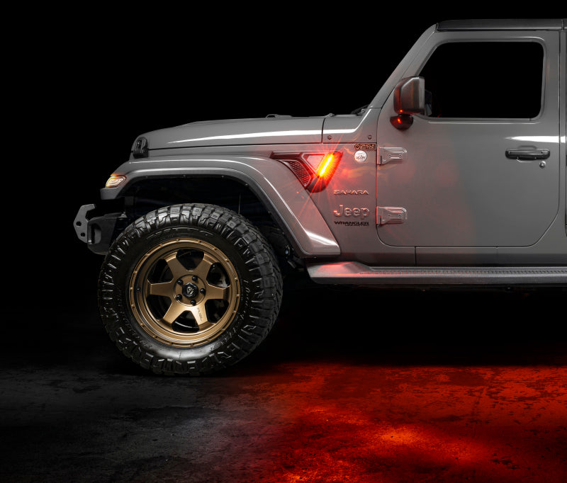 Oracle Lighting Sidetrack LED System for Jeep Wrangler JL and Gladiator JT - Stylish Tactical Body Cladding Upgrade