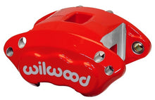 Load image into Gallery viewer, Wilwood D154 Forged Billet Caliper with Red Finish * Part Number wil120-11873-RD