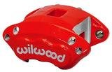 Wilwood D154 Forged Billet Caliper with Red Finish * Part Number wil120-11873-RD