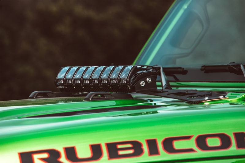 Rigid Industries 2018-2021 Jeep Wrangler JL Hood Mount Kit for 20-inch Adapt Series LED Light