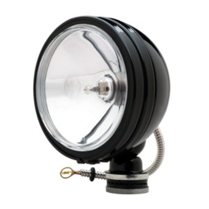 KC HiLiTES Daylighter 6-inch 100W Spot Beam Halogen Lights * Black Steel Housing, Pair Pack System