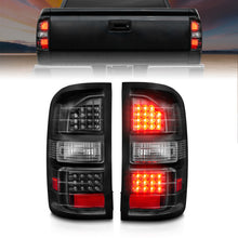 Load image into Gallery viewer, ANZO 2014-2018 GMC Sierra LED Tail Light Assembly with Black Housing and Clear Lens