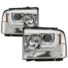 Load image into Gallery viewer, Spyder Platinum Series LED Tail Lights for Ford F-250 F-350 Super Duty 2005-2007 - Chrome Finish