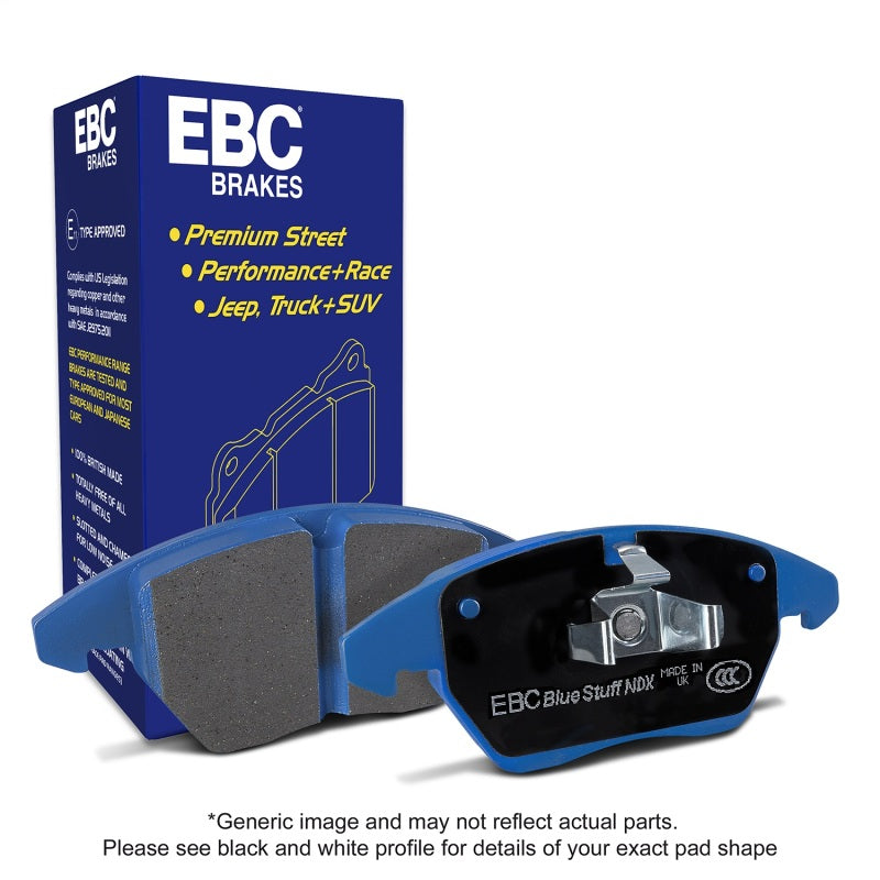 EBC Bluestuff NDX Front Brake Pads DP51127NDX for Lamborghini Gallardo and Audi R8